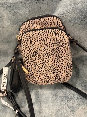 Mali + Lili Animal Print Vegan Crossbody Bag
